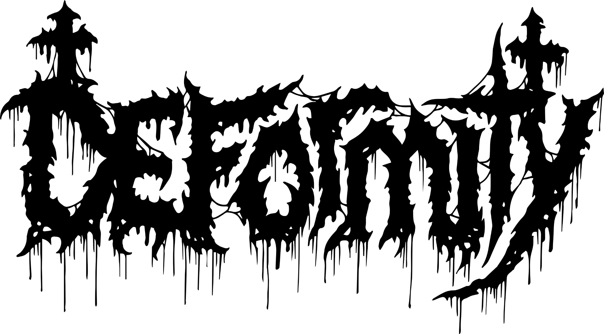 Deformity death metal band logo